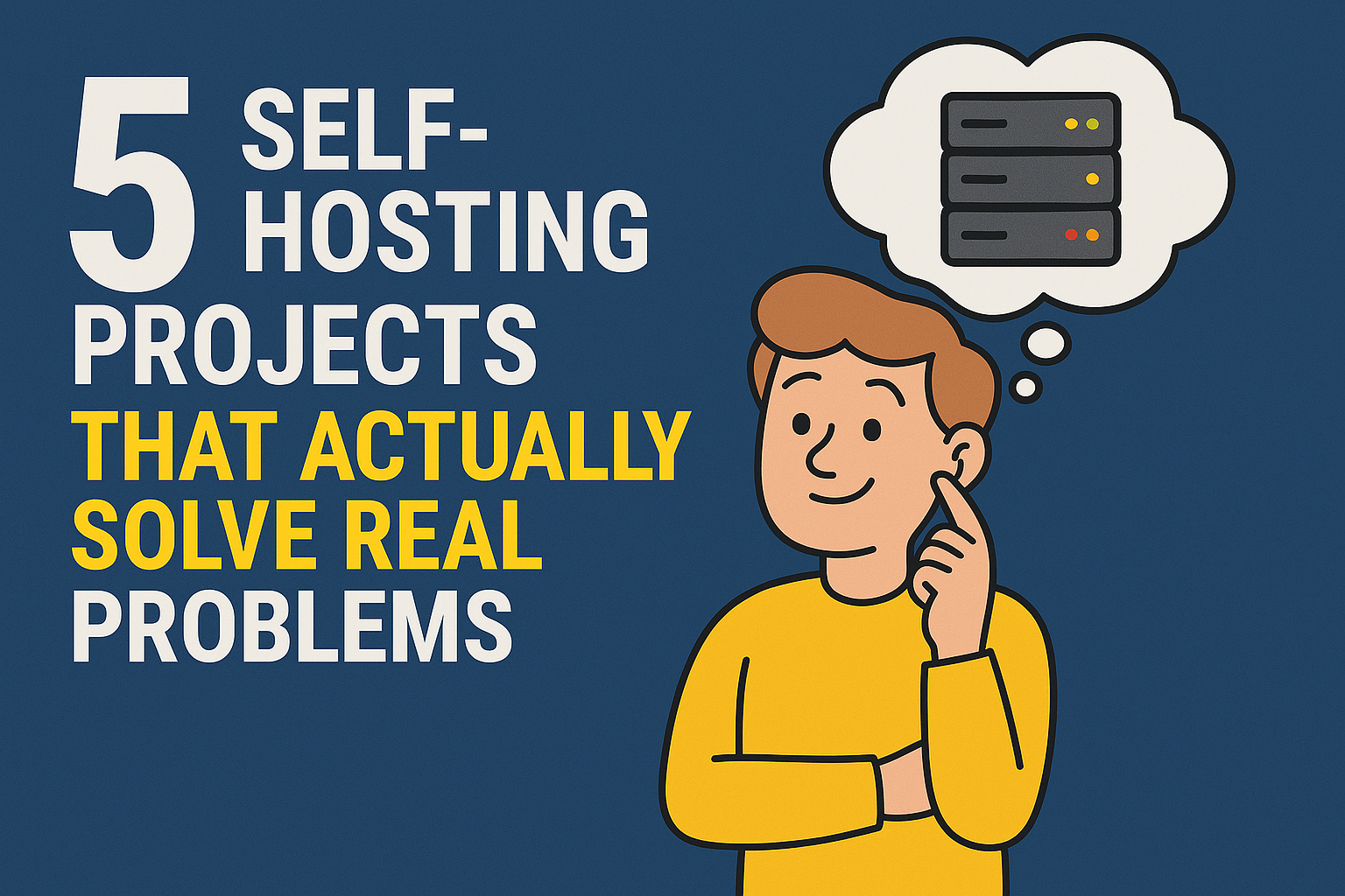 5 Self-Hosting Projects That Actually Solve Real Problems