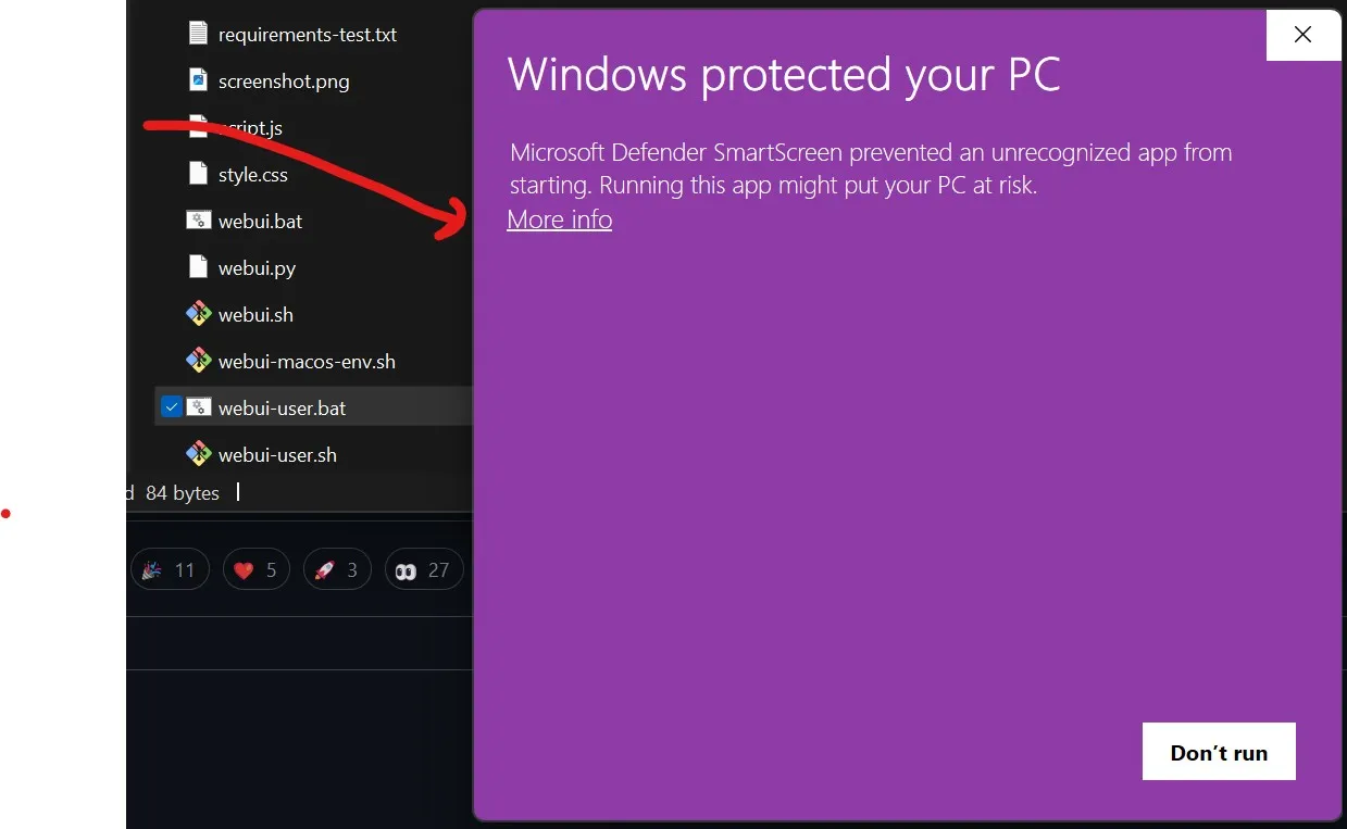 Windows Defender Warning